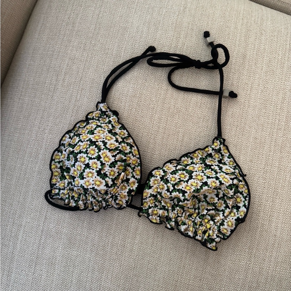 NEW French Connection Floral Bikini Top
